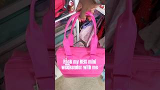 Pack my BEIS mini weekender with me packingtips packingideas minivlog beistravel packwithme [upl. by Pall]