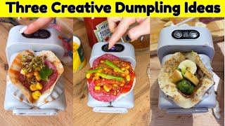 Dumpling machine successdumplings recetastacilesRecipe viralcooking dumplingsauce91 [upl. by Birkle]