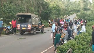 SAD NEWSThree bodaboda operators killed on the spot after motorbike was involved in an accident [upl. by Enair]