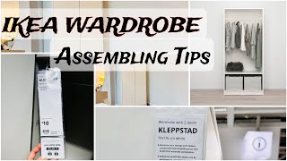 IKEA Wardrobe  2 Door Kleppstad Assembling  Step by Step guide  IKEA Birmingham [upl. by Attinahs476]