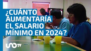 ¿Cuánto aumentaría el salario mínimo en 2024 y cuánto ganarían los trabajadores [upl. by Eentruok911]