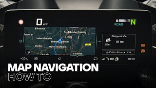 How to Use Map Navigation with the BMW Motorrad Connected App and the new 1025” TFT Display [upl. by Danita542]