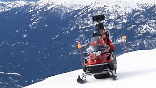 Introducing the Street View snowmobile [upl. by Gale]