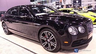 2017 Bentley Flying Spur V8 S Mulliner  Exterior and Interior Walkaround  2017 Chicago Auto Show [upl. by Marna820]