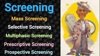 Screening  Types of Screening  Uses of Screening  Examples of Screening  PSM lecture  Arpit PSM [upl. by Lester259]