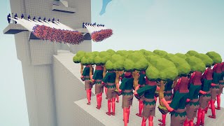 EVERY GOD DEFENDS TOWER vs TREE GIANTS  TABS Totally Accurate Battle Simulator [upl. by Karli]