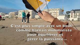 Test de NasaStar 4m de Born Kite en mode quotParanasawingquot [upl. by Teloiv]