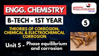 Lec 5  Theories of Corrosion  Chemical amp Electrochemical Corrosion  Engineering Chemistry BTech [upl. by Sirtimed158]