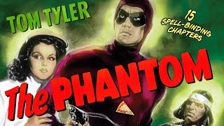 The Phantom 1943 TOM TYLER🍕15CHAPTER CLIFFHANGER [upl. by Brita]