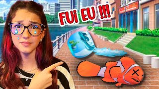 O AQUÁRIO do MEU PEIXE QUEBROU e ELE FUGIU I AM FISH  Luluca Games [upl. by Aihsyt]