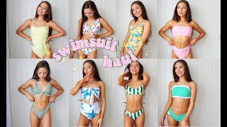 ZAFUL SWIMSUIT TRYON HAUL 2018 [upl. by Kipp]