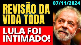 PRESIDENTE LULA INTIMADO REVISÃO DA VIDA TODA ADI 2110 E 2111 TEMA 1102 STF [upl. by Cianca]