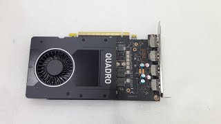 NVIDIA Quadro P2200 5GB 4 DP GFX 6YT67AA HP [upl. by Nevets]