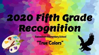 2020 Gainesboro Elementary School 5th Grade Recognition [upl. by Llenil617]