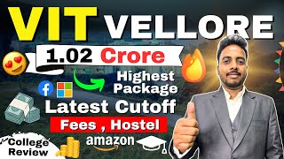 VIT Vellore College Review 2024 🔥  Honest Review 😍  Fees  Placement  VITEEE Counselling 2024 [upl. by Cagle]