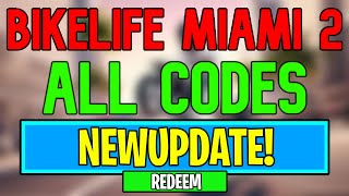 New Bikelife Miami 2 Codes  Roblox Bikelife Miami 2 Codes May 2024 [upl. by Autrey]