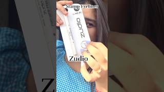 Stamp eyeliner from zudio under 199 Rs😍 eyeliner zudio zudiohaul fashion beauty influencer [upl. by Byron666]