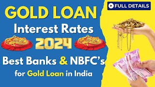 Gold Loan Interest Rate in All Banks  Best Gold Loan Bank in IndiaSBI HDFC Canara Muthoot IIFL [upl. by Mcgruter272]