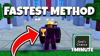 How to get Gods Chalice Fast amp Easy Genius Method  Blox Fruits [upl. by Rolan705]