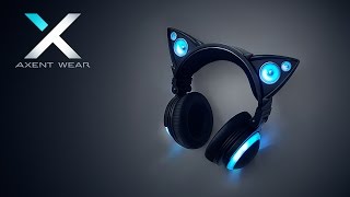 Axent Wear  Cat Ear Headphones Indiegogo [upl. by Baptlsta]