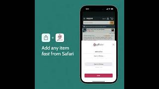 Add an item from Safari to your Giftster list [upl. by Oicatsana]