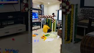 My Home Ganpati Decoration 2024 😍😍 shorts ganpatidecoration ganpati decoration [upl. by Noguchi560]