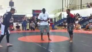 Hector Lombard breaks leg in half at FXgrappling tournament 2010 [upl. by Aihsemek945]