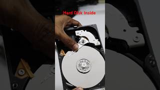 Inside Hard disk techtips computercomponent computer hdd harddisk [upl. by Warden]