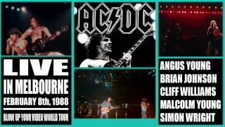 ACDC Highway To Hell LIVE Melbourne Australia February 8th 1988 HD [upl. by Martguerita]