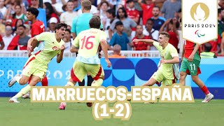 JJOO PARÍS 2024  Resumen en imágenes del MARRUECOSESPAÑA 12 que lleva a la Selección a la final [upl. by Arikaahs355]