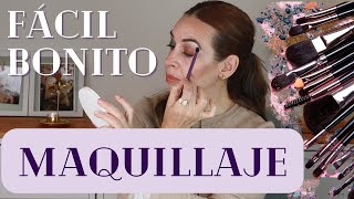 Ideas de maquillaje fácil y bonitoPiel Madura [upl. by Bluma]