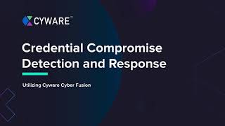 Credential Compromise Attempt Detection amp Automated Response [upl. by Ewall]