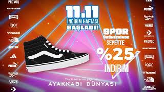 Ayakkabı Dünyasında spor ürünlerde 1111 indirim günleri başladı 📣 [upl. by Riki883]