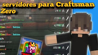 Top 3 Servidores Para Craftsman Zero [upl. by Norby]