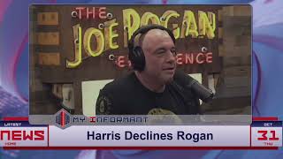 Joe Rogan REVEALS Why Kamala Harris Declined Podcast Appearance [upl. by Nedi]