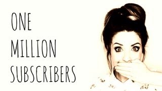 1 MILLION SUBSCRIBERS  Zoella [upl. by Oirromed903]