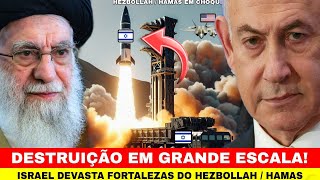 Israel devasta fortalezas do H³ZB0LL4H  H⁴M4S em missão secreta [upl. by Wilhide]