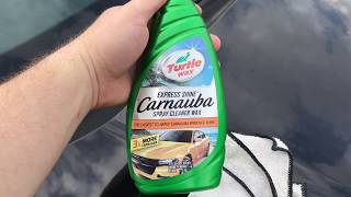 Remove Those Hard Water Spots With Turtle Wax Express Shine Carnauba [upl. by Obed]