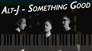 AltJ  Something Good Piano Tutorial Synthesia [upl. by Lsil]