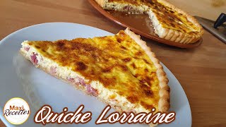 Recette Quiche Lorraine Facile et Rapide [upl. by Ahsenad]