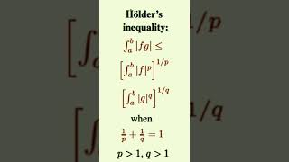 Holders inequality [upl. by Avla]