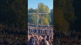 The Gurkhas arriving at Buckingham Palace for Changing of the Guard gurkhas changingoftheguard [upl. by Yreva]