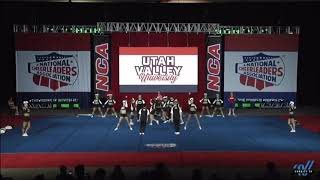 UVU Cheer 2019 NCA Nationals [upl. by Ennyroc]