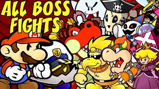 Paper Mario The Thousand Year Door  All Bosses [upl. by Clare]