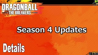 Dragon Ball The Breakers Season 4 Details [upl. by Astred]