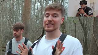 10000 Every Day You Survive in Wilderness…  REACTION MrBeast [upl. by Ayala]