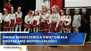 Gmina Moszczenica świętowała odzyskanie niepodległości [upl. by Amandie]