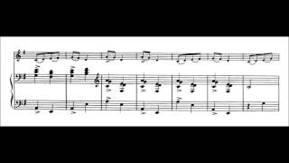 Maurice Ravel  Berceuse sur le nom de Gabriel Fauré With score [upl. by Kenon604]