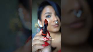 Red lip shade for Brown skin tone redlipstick lipsticklover youtubeshorts [upl. by Ecnedac]