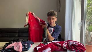 ASMR CUANTO CUESTAN TODAS MIS CAMISETAS DE FÚTBOL  REGALANDO A SUSCRIPTORES 😳 [upl. by Anada]